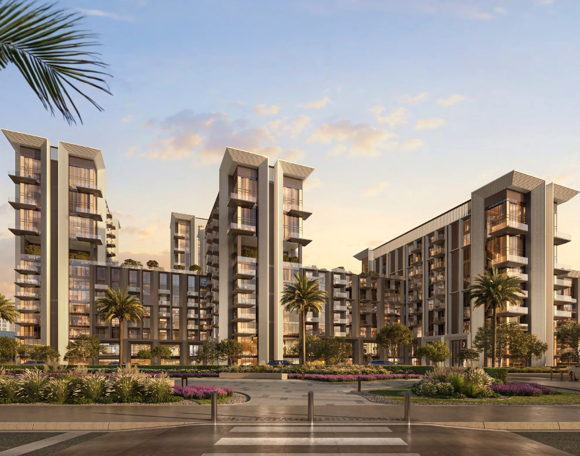 Lunaya lagoon landscape and residences